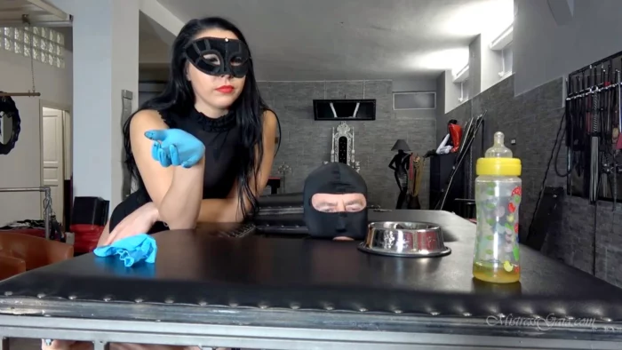 Training My New Toilet Slave - MISTRESS GAIA SCAT - MP4