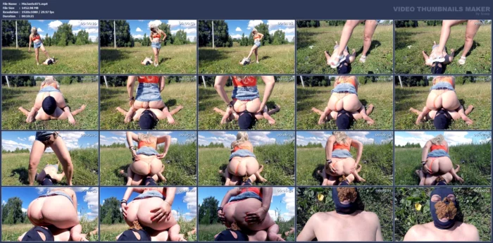 Outdoor Pee & Poop In The Mouth - MISTRESS JANET - MP4