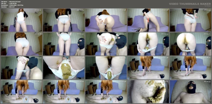 Dirty Panties & Human Toilet - MISTRESS JANET - MP4