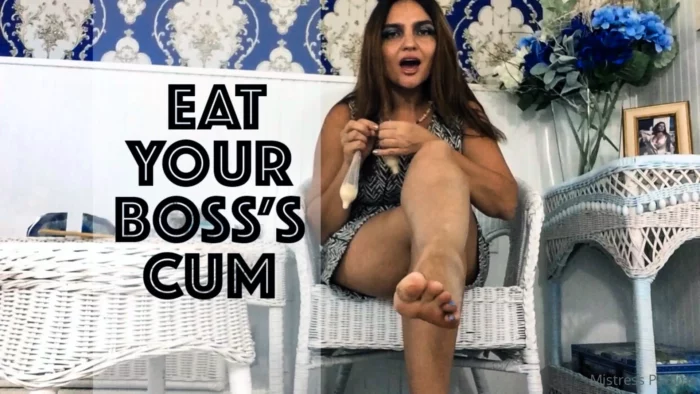 Eat Your Boss's Cum - MISTRESS PAULINA / FEMDOMPAULINA - MP4