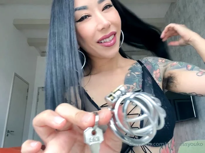 It's Time To Locktober! Obey Me Slave, Lock Up Your Cock For Me - MISTRESS YOUKO TOKYO / JAPANESE MISTRESS YOUKO - MP4