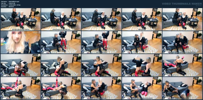 Feminization & Pegging On My Chastity Slave - Live Cam Replay 20 - DEESSEJULIA / MAÎTRESSE JULIA - MP4