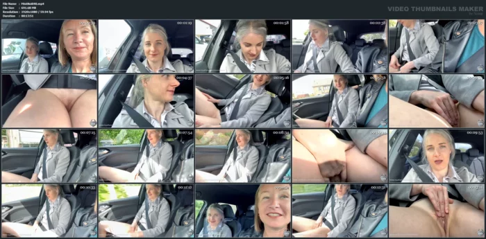 Naughty Noortje Had To Cum In The Car - MISTRESS NOIR - MP4