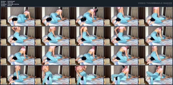 Fit Girl Sits On Her Boyfriend's Face After Workout - MRSVICTORIA - MP4