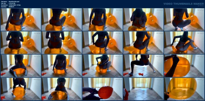 Sit Popping In Orange Bikini - NASTILA STUDIO - MP4