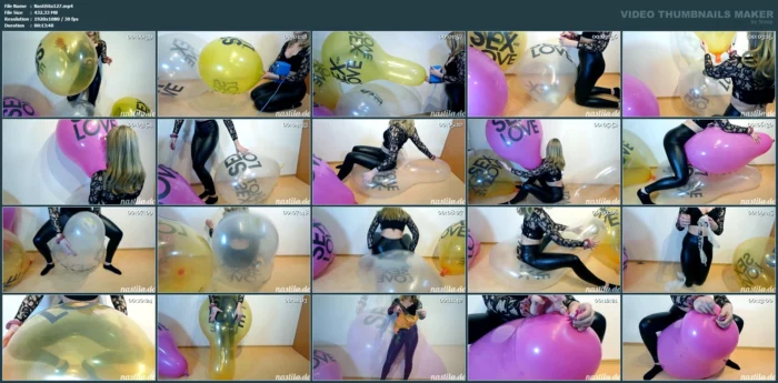 Long Neck Balloon Destruction - NASTILA STUDIO - MP4