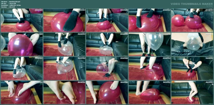 Stinky Sweaty Feet Balloon Burst Part 2 - NASTILA STUDIO - MP4