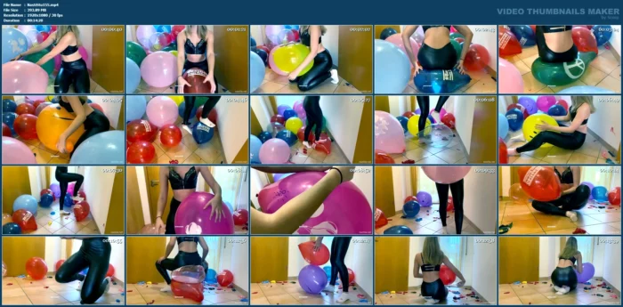 Shredding A Room Of Balloons - NASTILA STUDIO - MP4