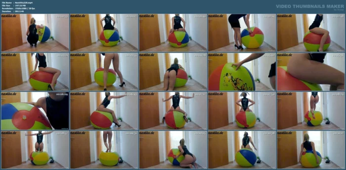 Beachball Bounce In Latex - NASTILA STUDIO - MP4