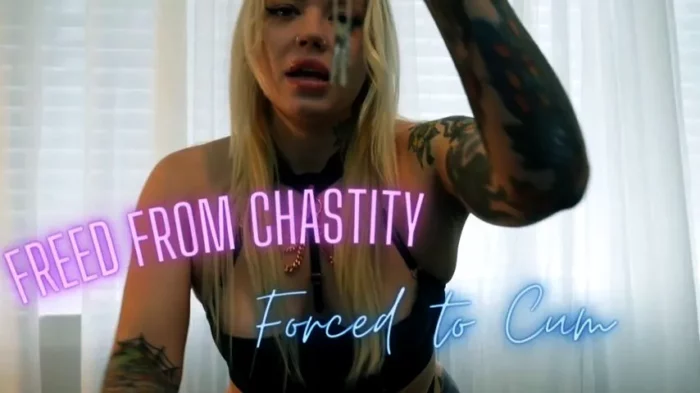 Freed From Chastity To Post Orgasm Torme - NATALIA VOUISE - MP4