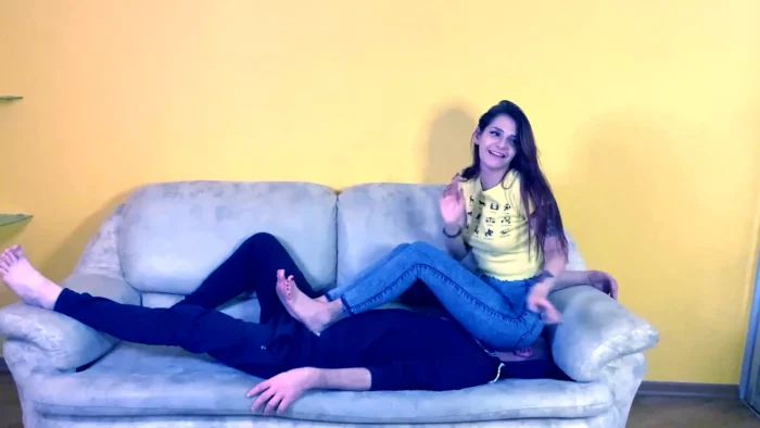 Mistress Sofi Gives Herself A Pedicure While Fullweight Jeanssitting - PETITE PRINCESSES FEMDOM / PPFEMDOM / LIFESTYLE FEMDOM - MP4