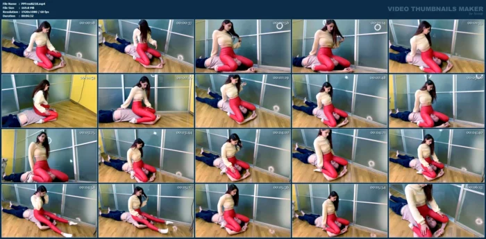 Mistress Sofi - Throatsitting And Spitting Humiliation Femdom In Red Leggings - PETITE PRINCESSES FEMDOM / PPFEMDOM / LIFESTYLE FEMDOM - MP4