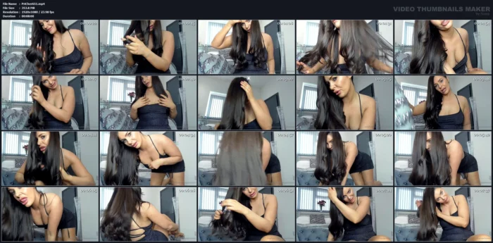 Sensual Hair Tease - PRINCESS CHERYL - MP4