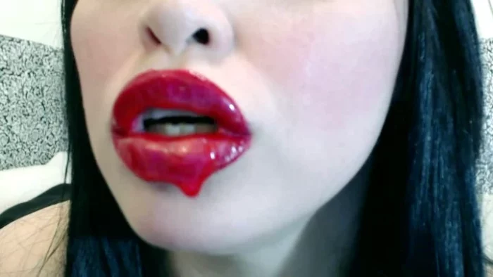 Dripping Red Lips - PRINCESSDI / ANGELINA SKYY / GODDESS DIVINA - MP4