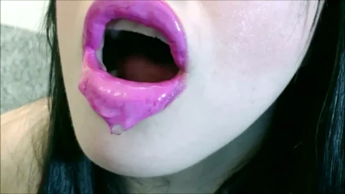 Pink Lipstick Dripping Lips - PRINCESSDI / ANGELINA SKYY / GODDESS DIVINA - MP4