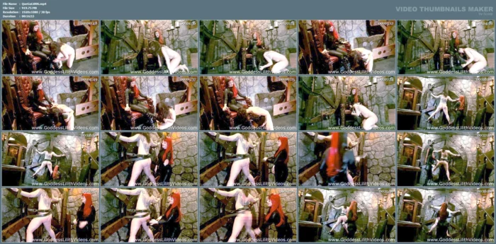 Playing With My Female Slave In A Real Dungeon - QUEEN GODDESS LILITH - MP4