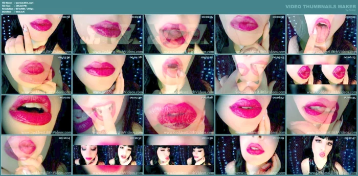 Goon For My Mouth & Lips - QUEEN GODDESS LILITH - MP4