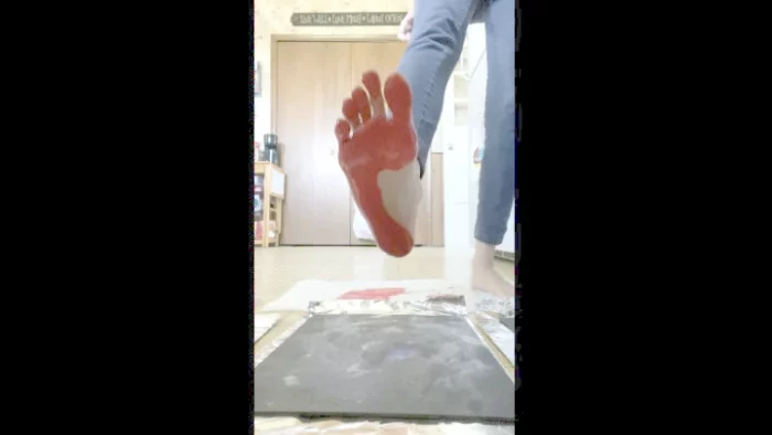 Foot Print Painting Bbs R - QUEENMOTHERSOLES / QUEENIEMSOLES - MP4