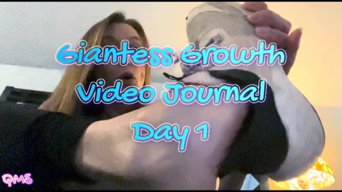 Giantess Growth Video Journal - QUEENMOTHERSOLES / QUEENIEMSOLES - MP4