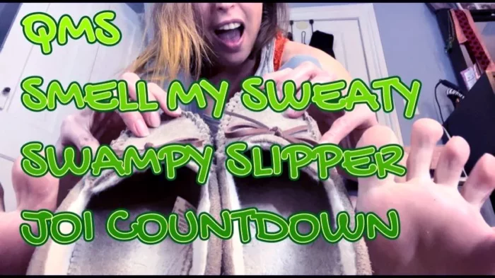 Smell Sweatyswampy Slipper Joi Countdown - QUEENMOTHERSOLES / QUEENIEMSOLES - MP4