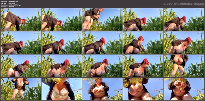 Topless Gardener - ROXANNE MILLER - MP4