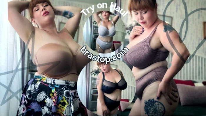 Uncut New Bra Try Haul - ROXANNE MILLER - MP4