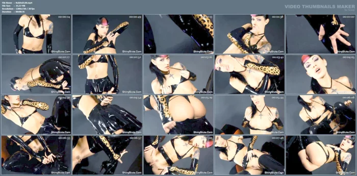 Goddess Gwen - Black Cat Luck - RUBBERDOLL - MP4