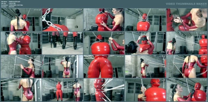 Inflatable Rubber In The Garage - RUBBERDOLL EMMA LEE - MP4