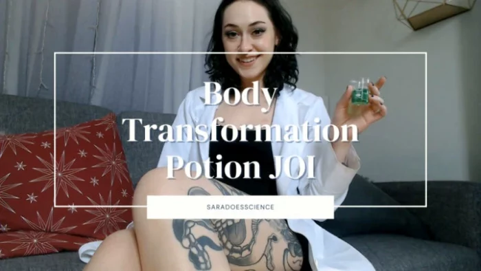 Body Transformation Potion Joi - SARADOESSCIENCE / SARA CALLORI - MP4