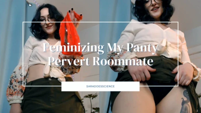 Feminizing Before Fucking Pegging - SARADOESSCIENCE / SARA CALLORI - MP4