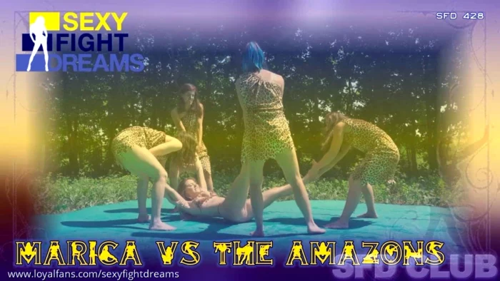 Sfd428 Marica Vs The Amazons – The Jungle Queen Strikes Again - SEXY FIGHT DREAMS - MP4