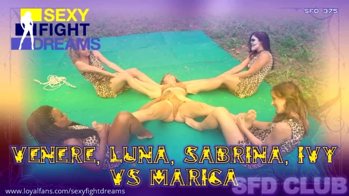 Sfd375 Marica The Jungle Queen Vs 4 Amazons… And A Voodoo Doll! - SEXY FIGHT DREAMS - MP4