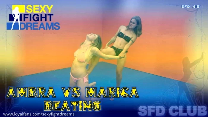 Sfd416 Ambra Vs Marica – The Super Sexy Beauty Is Destroyed By The Smaller Hurricane Called Ambra! - SEXY FIGHT DREAMS - MP4