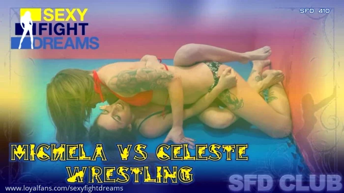 Sfd410 Michela Vs Celeste - One-Sided Competitive Match - SEXY FIGHT DREAMS - MP4