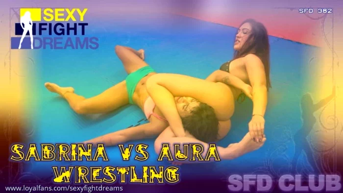 Sfd382 Sabrina Vs Aura – Plenty Of Leg And Foot Holds, Arm Locks, And Pauseless Spectacular Wrestling Action! - SEXY FIGHT DREAMS - MP4