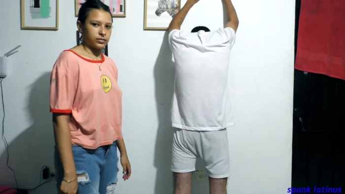 Luis Paddled Against The Wall - SPANK LATINAS - MP4