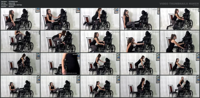 Lucid Lavender - Wheel Chair Dick Tease - TEASE AND THANK YOU - MP4