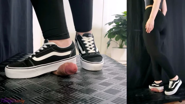 Vans Girl Hard Stomping, Full Weight Trampling - TAMYSTARLY CBT AND BOOTJOBS - MP4