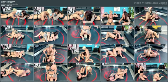 Taperedphysique Vs Goddess Rapture Facesit Wrestling Match - TAPERED PHYSIQUE - MP4