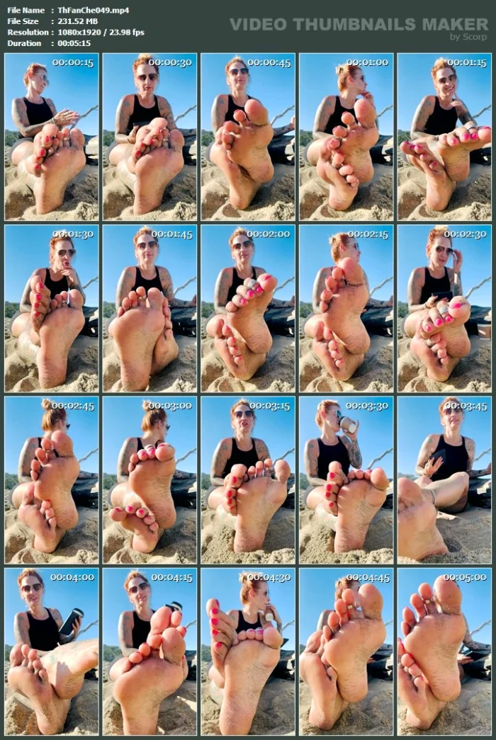 Soles Back In Paradise! Part 5 - Coffee On The Beach! - THE FANTASY CHEST / PAMPEREDPINKSOLE - MP4