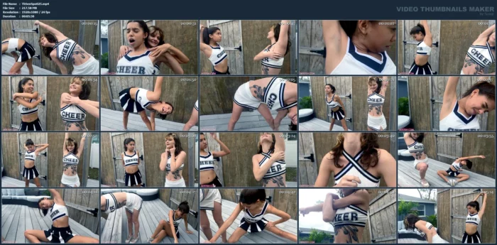 Cheerleader Armpit Voyeur - THE SENSITIVE SPOT / STELLA ELLE - MP4