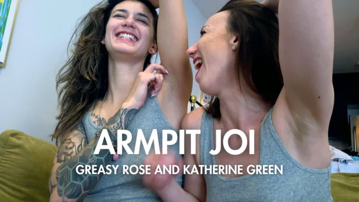 Armpit Joi Greasy Rose And Katherine Green - THE SENSITIVE SPOT / STELLA ELLE - MP4