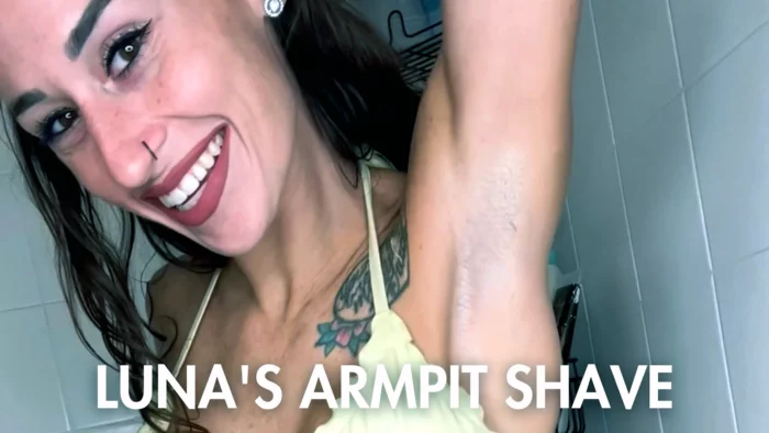 Luna's Armpit Shave - THE SENSITIVE SPOT / STELLA ELLE - MP4