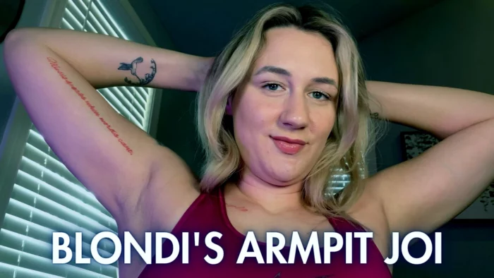 Blondi's Armpit JOI - THE SENSITIVE SPOT / STELLA ELLE - MP4