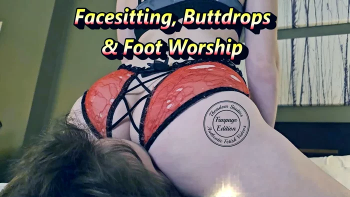 Facesitting, Buttdrops, And Foot Worship - Gale B Kitty - THEMDOM STUDIOS - MP4