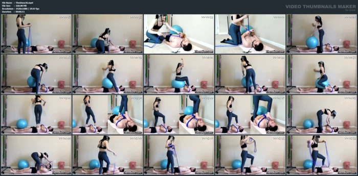 Ivy's Human Yoga Mat - THEMDOM STUDIOS - MP4