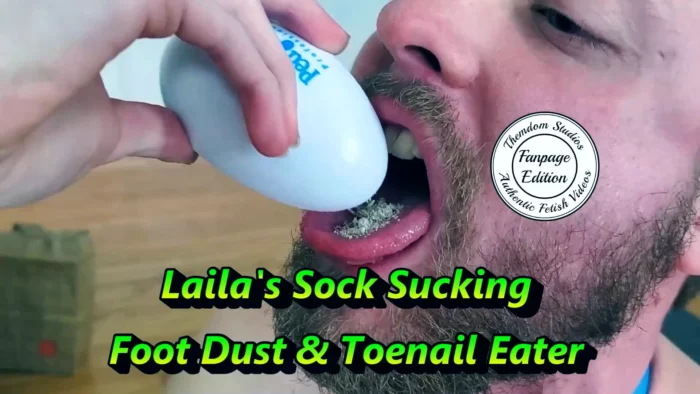 Laila's Sock Sucking Foot Dust And Toenail Eater - THEMDOM STUDIOS - MP4