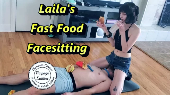 Laila's Fast Food Facesitting - THEMDOM STUDIOS - MP4