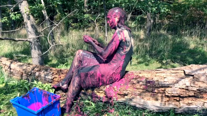 Cute, Muddy And Gunged In Pink At The Estuary - WAMGIRLX - MP4