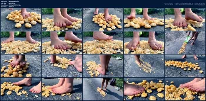 Foot Crushing Crisps - WAMGIRLX - MP4